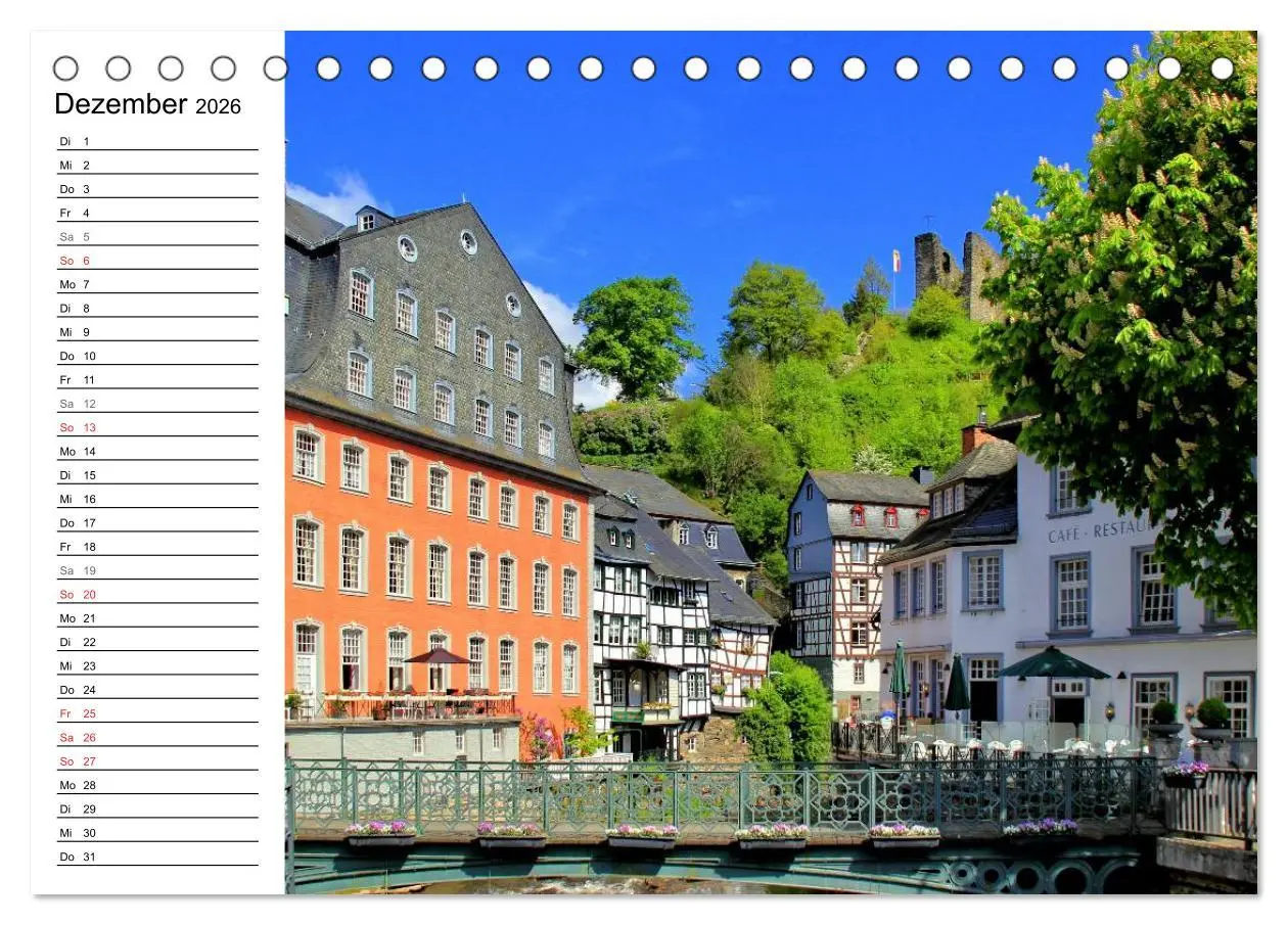 Bild: 9783516005325 | Eine Perle in der Eifel - Monschau (Tischkalender 2026 DIN A5...
