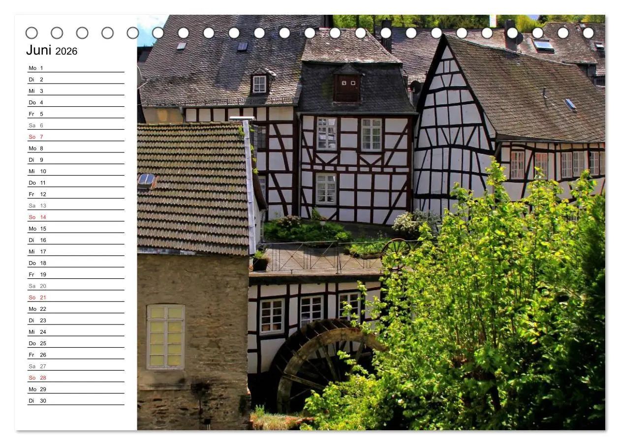 Bild: 9783516005325 | Eine Perle in der Eifel - Monschau (Tischkalender 2026 DIN A5...