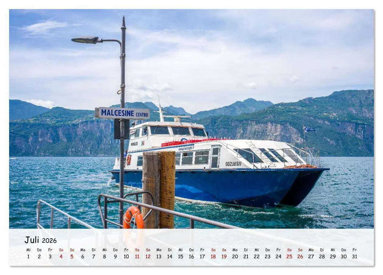 Bild: 9783516625325 | Malcesine - Am Ostufer des Gardasees (Tischkalender 2026 DIN A5...