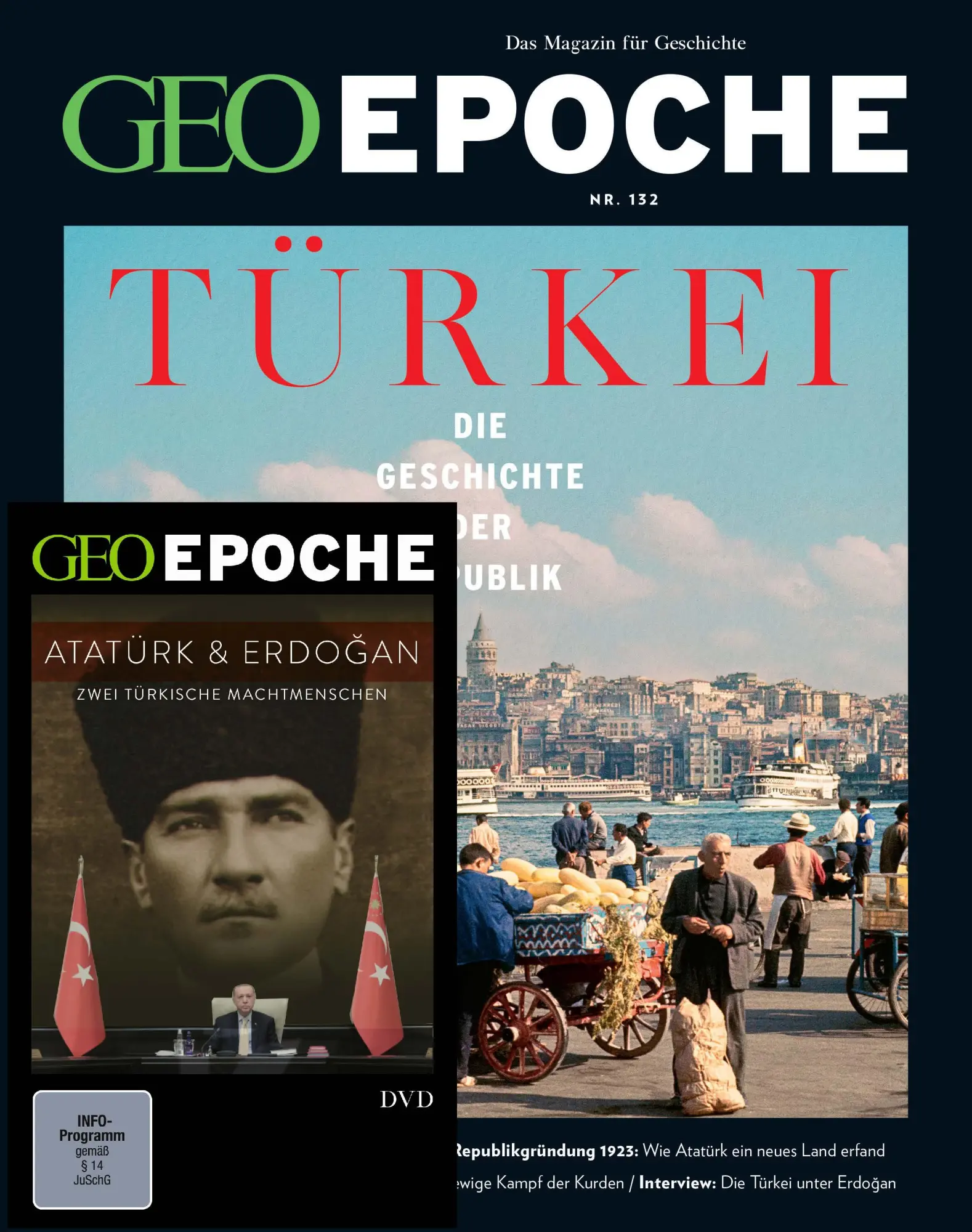 Cover: 9783652015325 | GEO Epoche mit DVD 132/2025 - Die Geschichte der Türkei | Broschüre