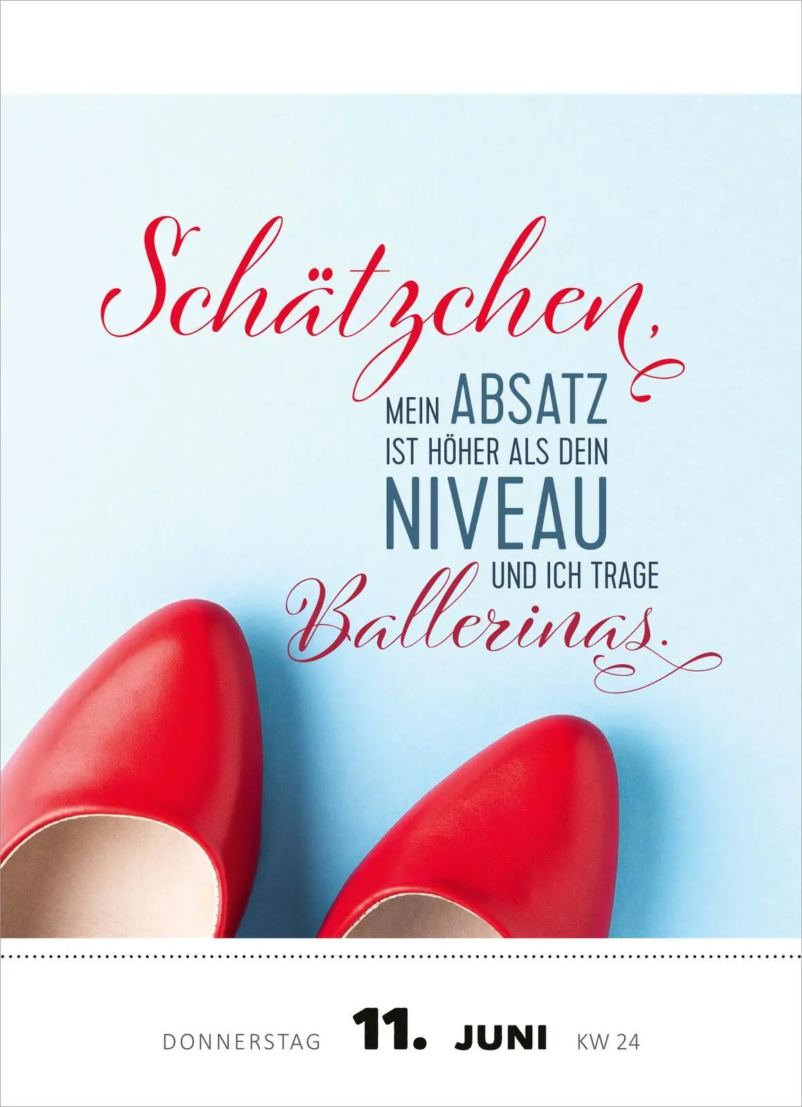 Bild: 4014489135425 | Abreißkalender Heute bin ich emotional so stabil wie eine...