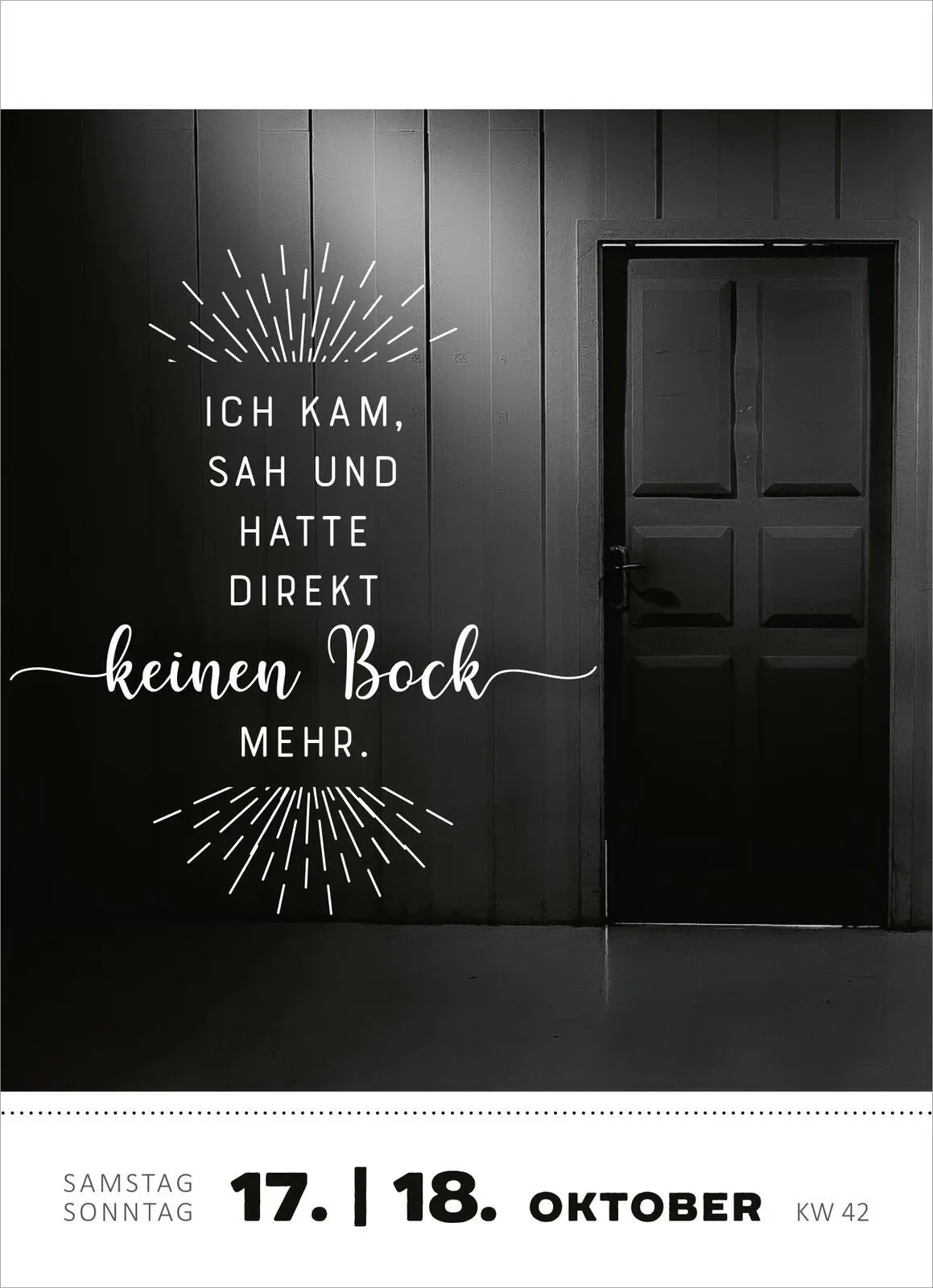 Bild: 4014489135425 | Abreißkalender Heute bin ich emotional so stabil wie eine...