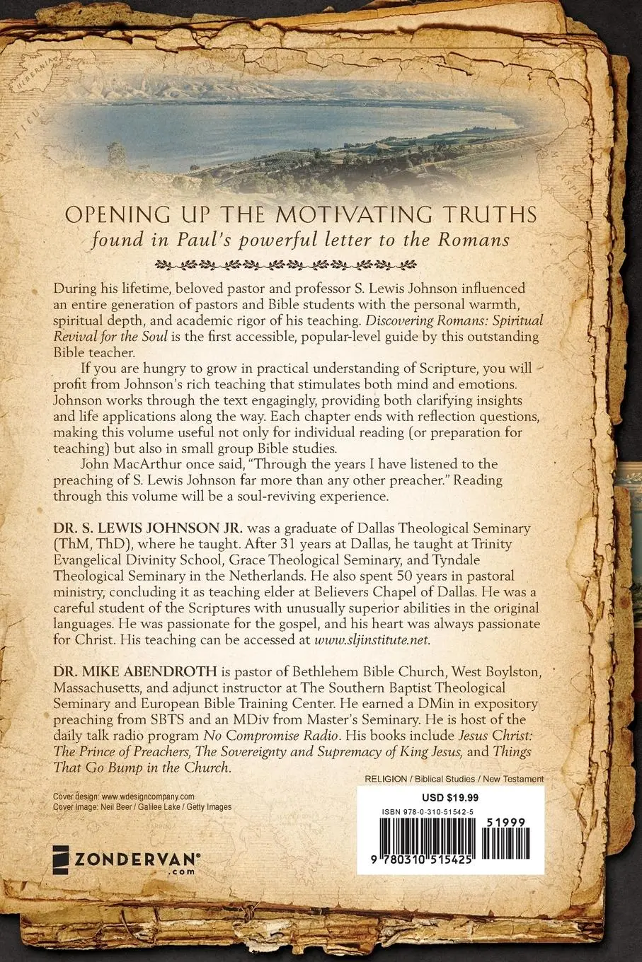 Rückseite: 9780310515425 | Discovering Romans | Spiritual Revival for the Soul | Johnson (u. a.)