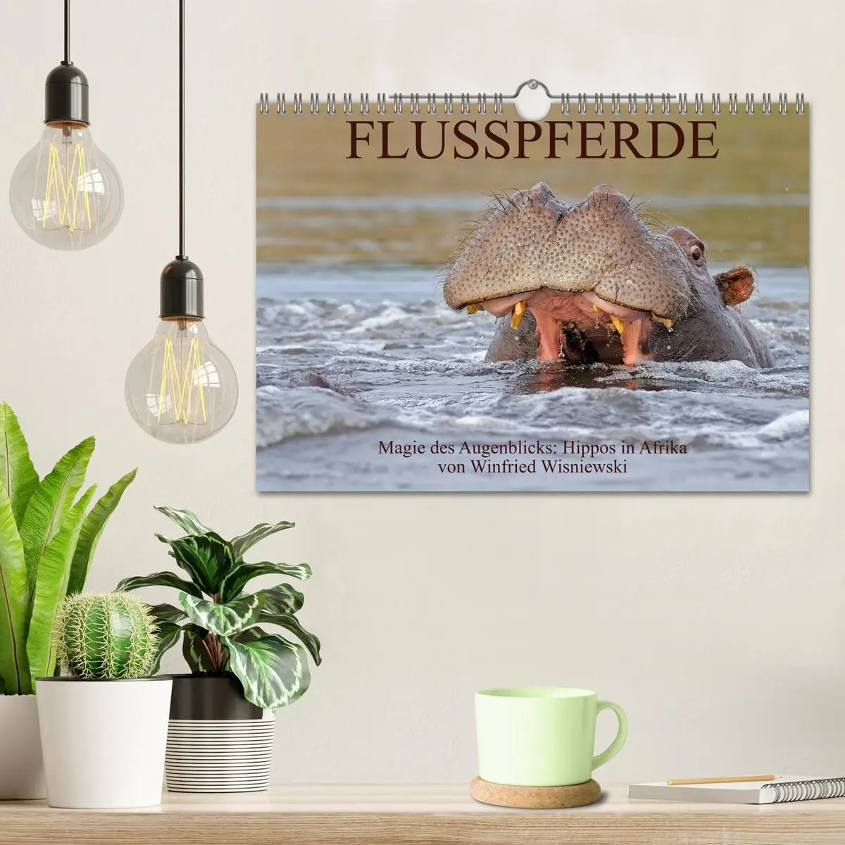 Bild: 9783516165425 | Flusspferde Magie des Augenblicks - Hippos in Afrika (Wandkalender...
