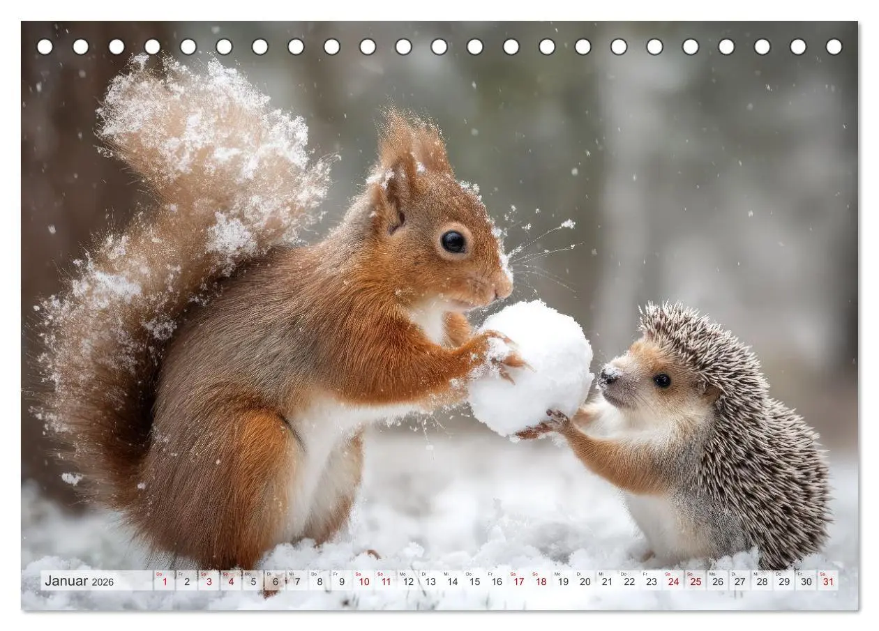 Bild: 9783516235425 | Hazelnuts Abenteuer (Tischkalender 2026 DIN A5 quer), CALVENDO...