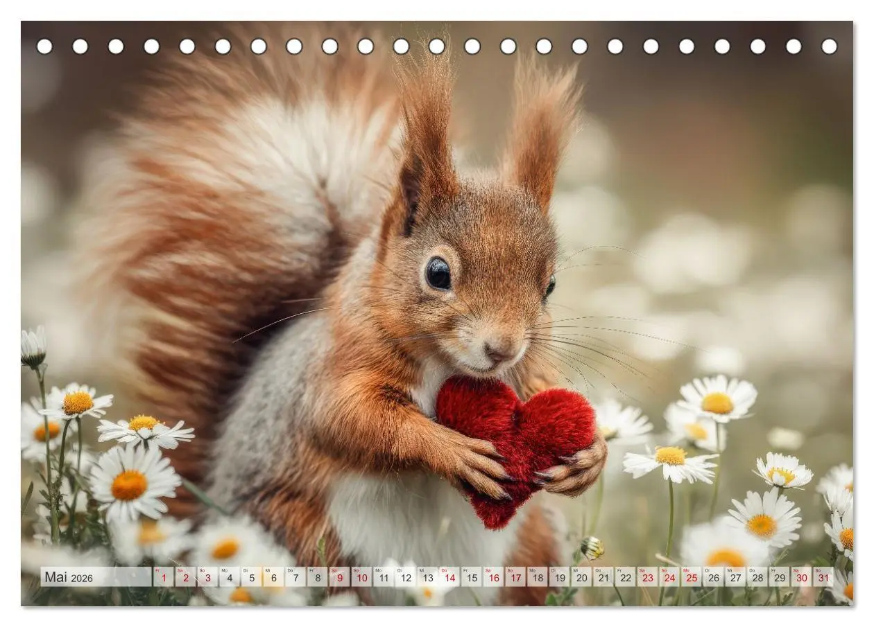 Bild: 9783516235425 | Hazelnuts Abenteuer (Tischkalender 2026 DIN A5 quer), CALVENDO...
