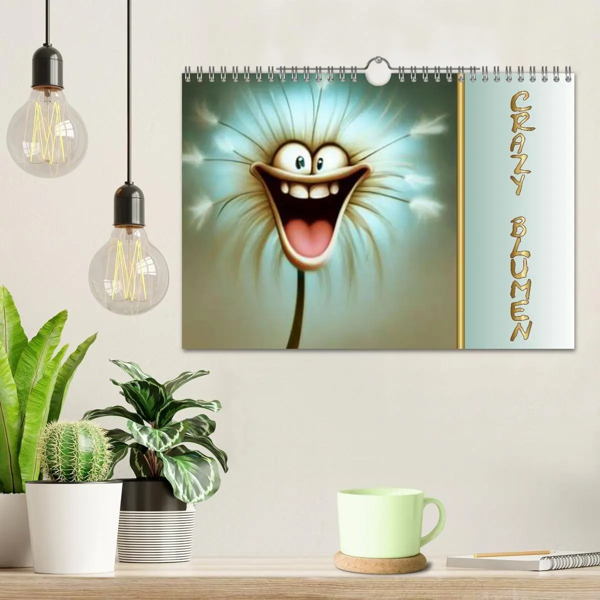 Bild: 9783569255425 | Crazy Blumen (Wandkalender 2027 DIN A4 quer), CALVENDO Monatskalender