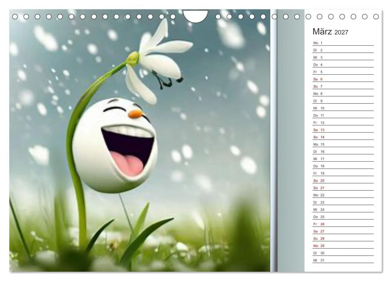 Bild: 9783569255425 | Crazy Blumen (Wandkalender 2027 DIN A4 quer), CALVENDO Monatskalender