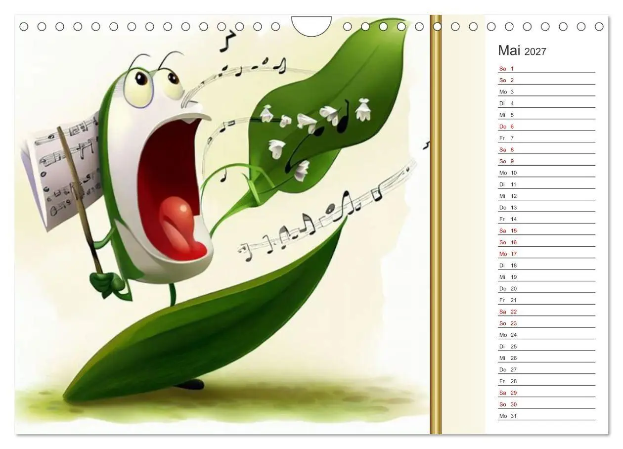 Bild: 9783569255425 | Crazy Blumen (Wandkalender 2027 DIN A4 quer), CALVENDO Monatskalender