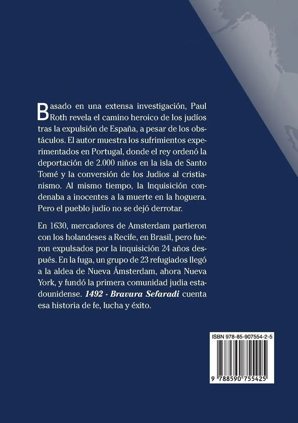 Rückseite: 9788590755425 | 1492Bravura Sefaradi | Paul Roth | Taschenbuch | Spanisch | 2019