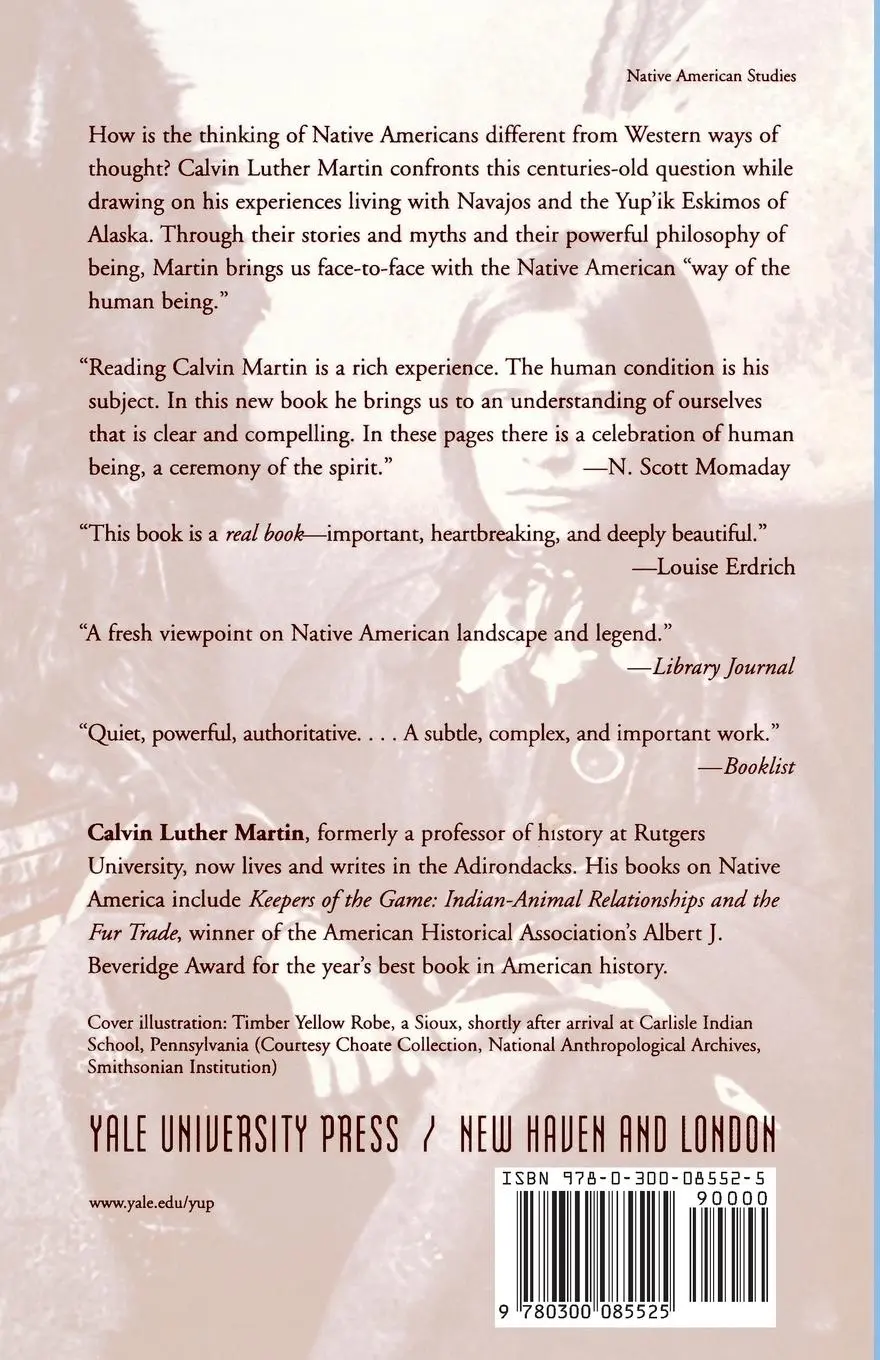 Rückseite: 9780300085525 | The Way of the Human Being | Calvin Luther Martin | Taschenbuch | 2000