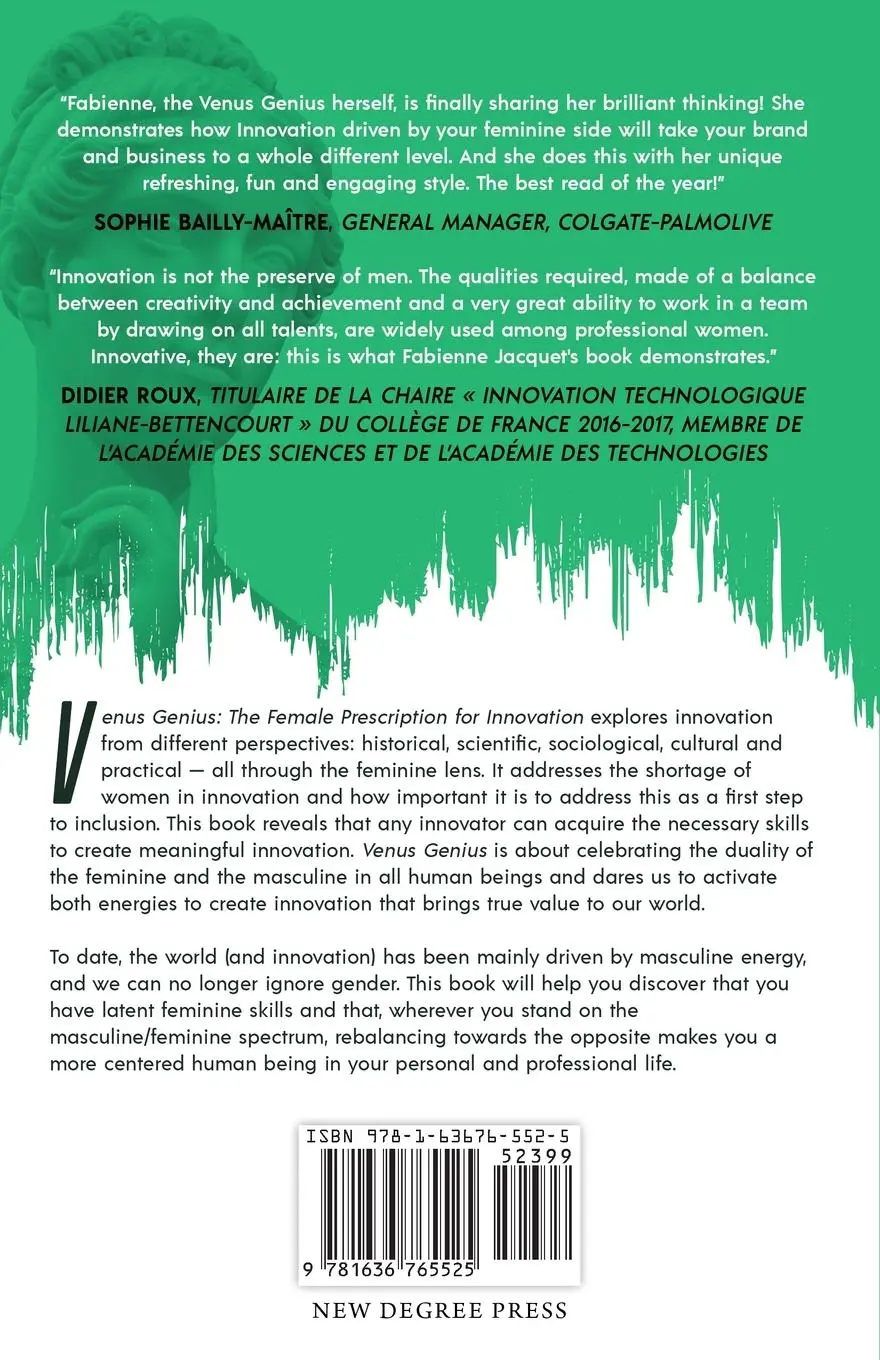 Rückseite: 9781636765525 | Venus Genius | The Female Prescription for Innovation | Jacquet | Buch