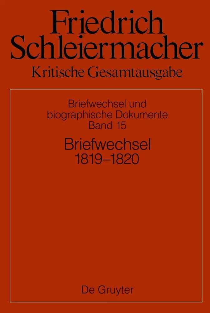 Briefwechsel 1819-1820