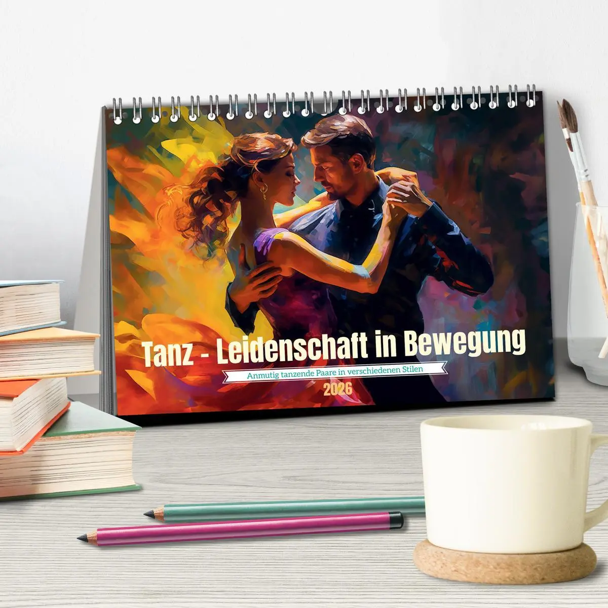 Bild: 9783457515525 | Tanz Leidenschaft in Bewegung (Tischkalender 2026 DIN A5 quer),...