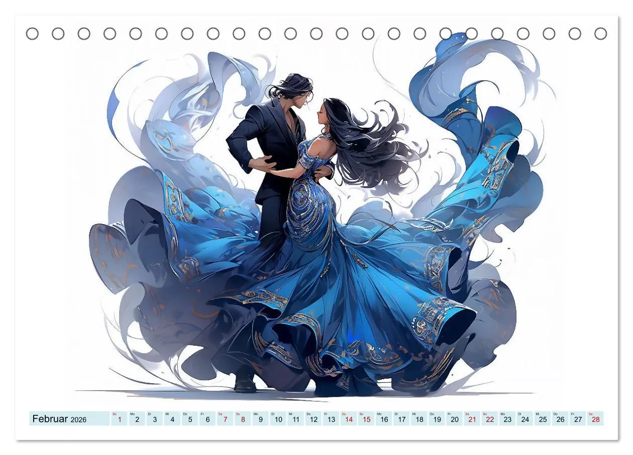 Bild: 9783457515525 | Tanz Leidenschaft in Bewegung (Tischkalender 2026 DIN A5 quer),...