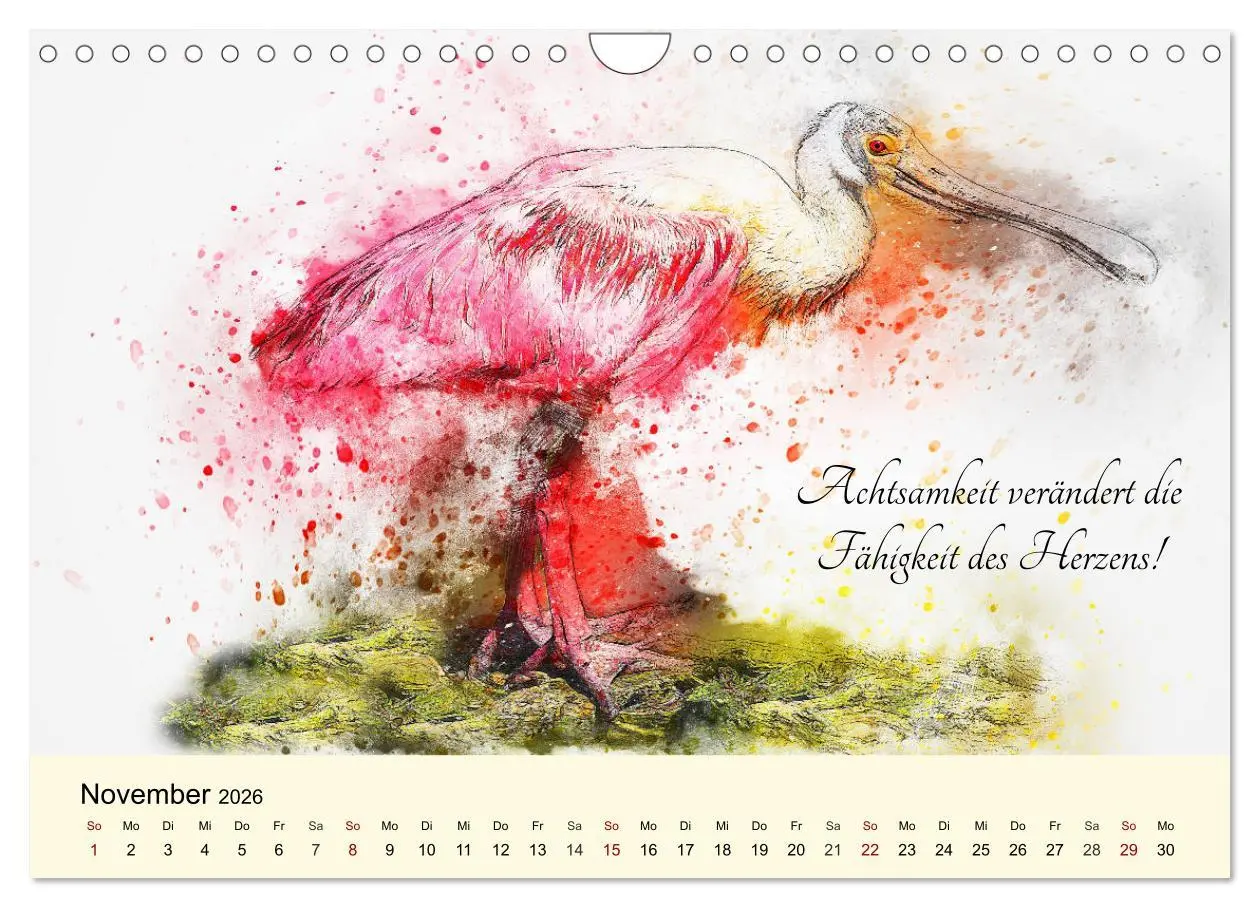 Bild: 9783457755525 | Aquarelle und Lebensweisheiten (Wandkalender 2026 DIN A4 quer),...