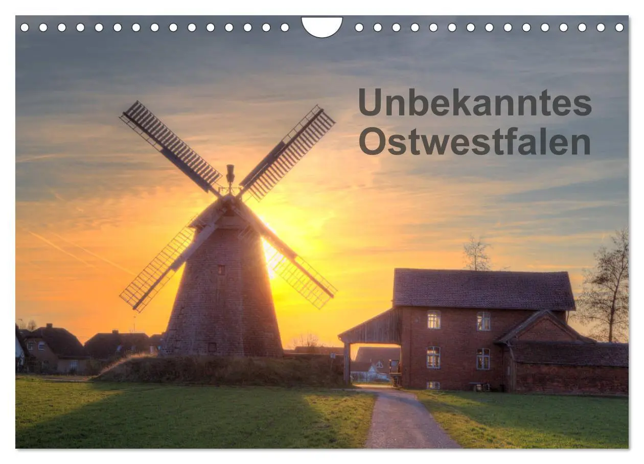 Cover: 9783457995525 | Unbekanntes Ostwestfalen (Wandkalender 2026 DIN A4 quer), CALVENDO...