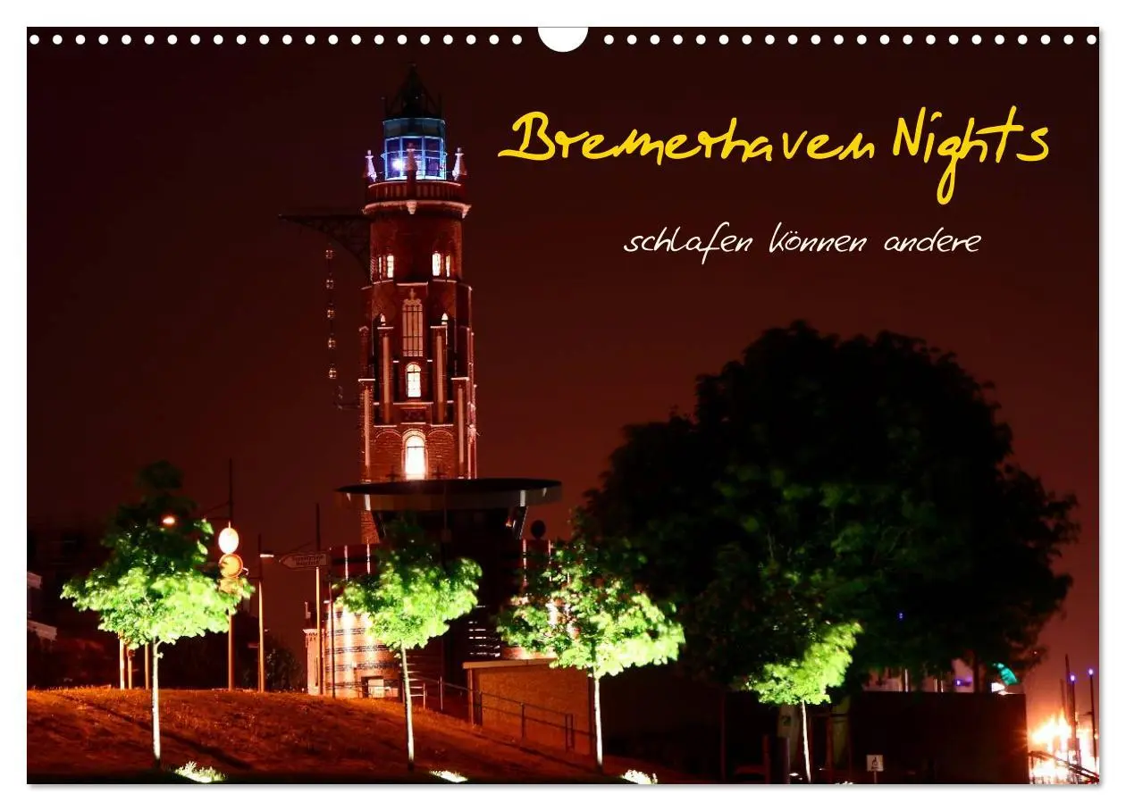 Cover: 9783516225525 | Bremerhaven Nights (Wandkalender 2026 DIN A3 quer), CALVENDO...