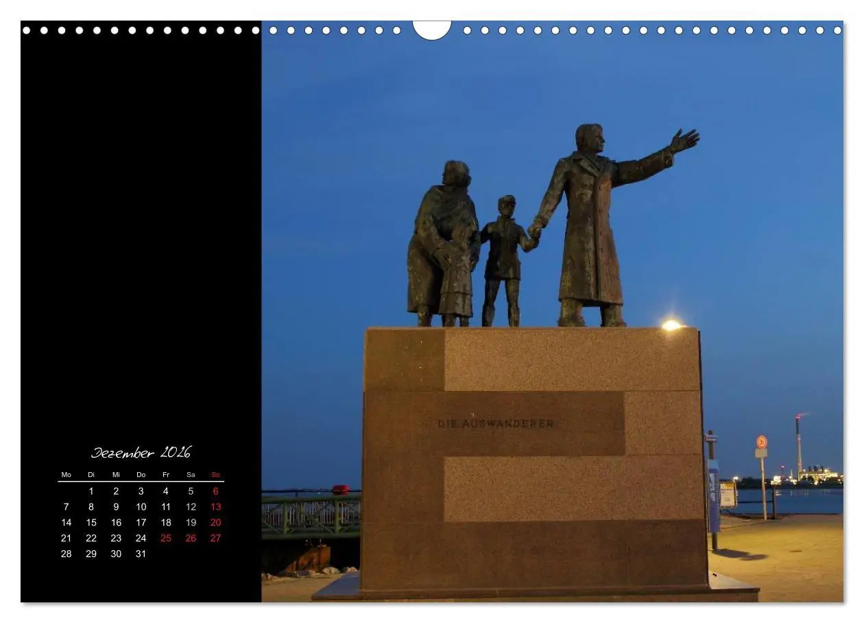 Bild: 9783516225525 | Bremerhaven Nights (Wandkalender 2026 DIN A3 quer), CALVENDO...