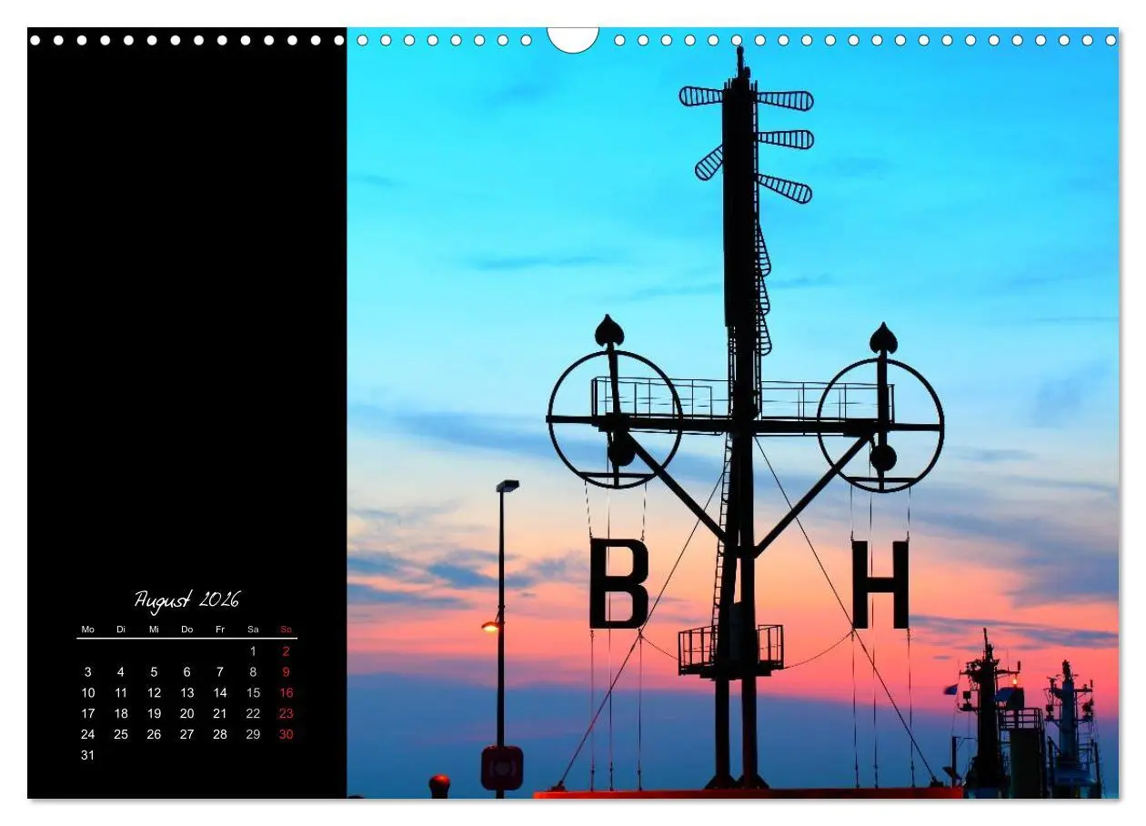 Bild: 9783516225525 | Bremerhaven Nights (Wandkalender 2026 DIN A3 quer), CALVENDO...