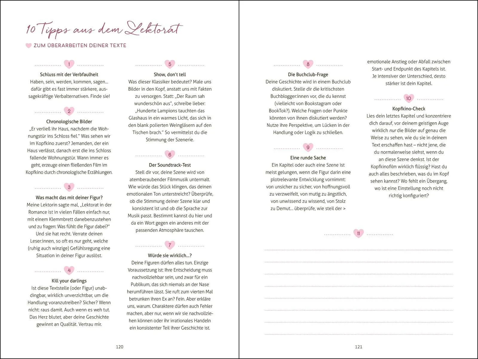 Bild: 9783629015525 | Writing Romance. Dein Schreib-Workshop für deine ultimative Lovestory