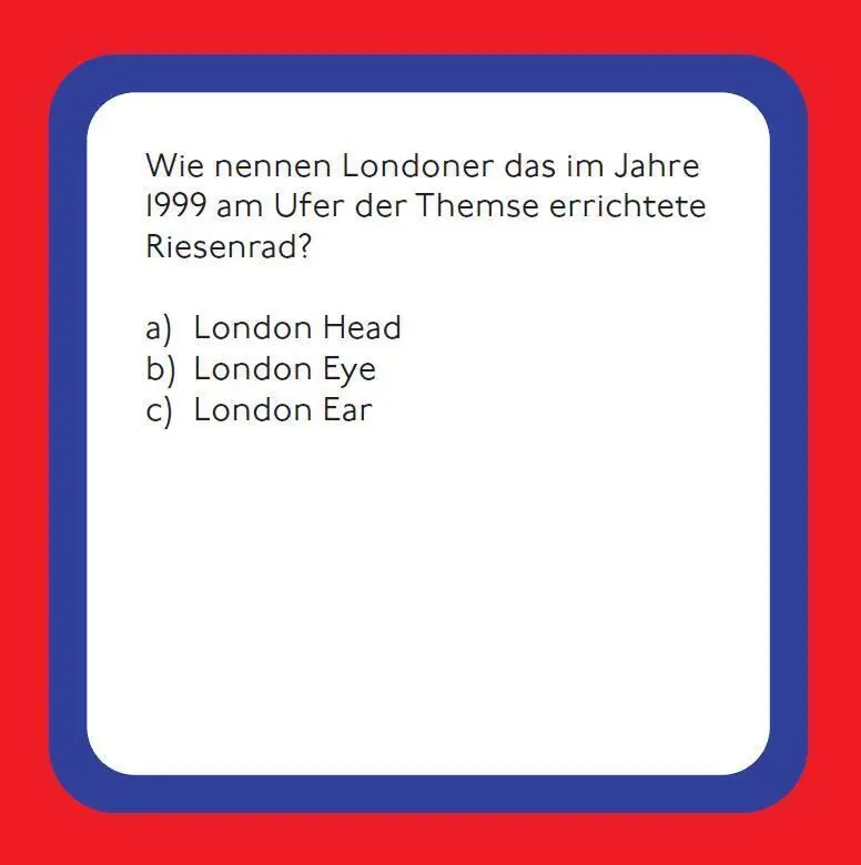 Bild: 9783747205525 | Das London-Quiz | Box mit 66 Spielkarten und Anleitung | Spiel | 66 S.