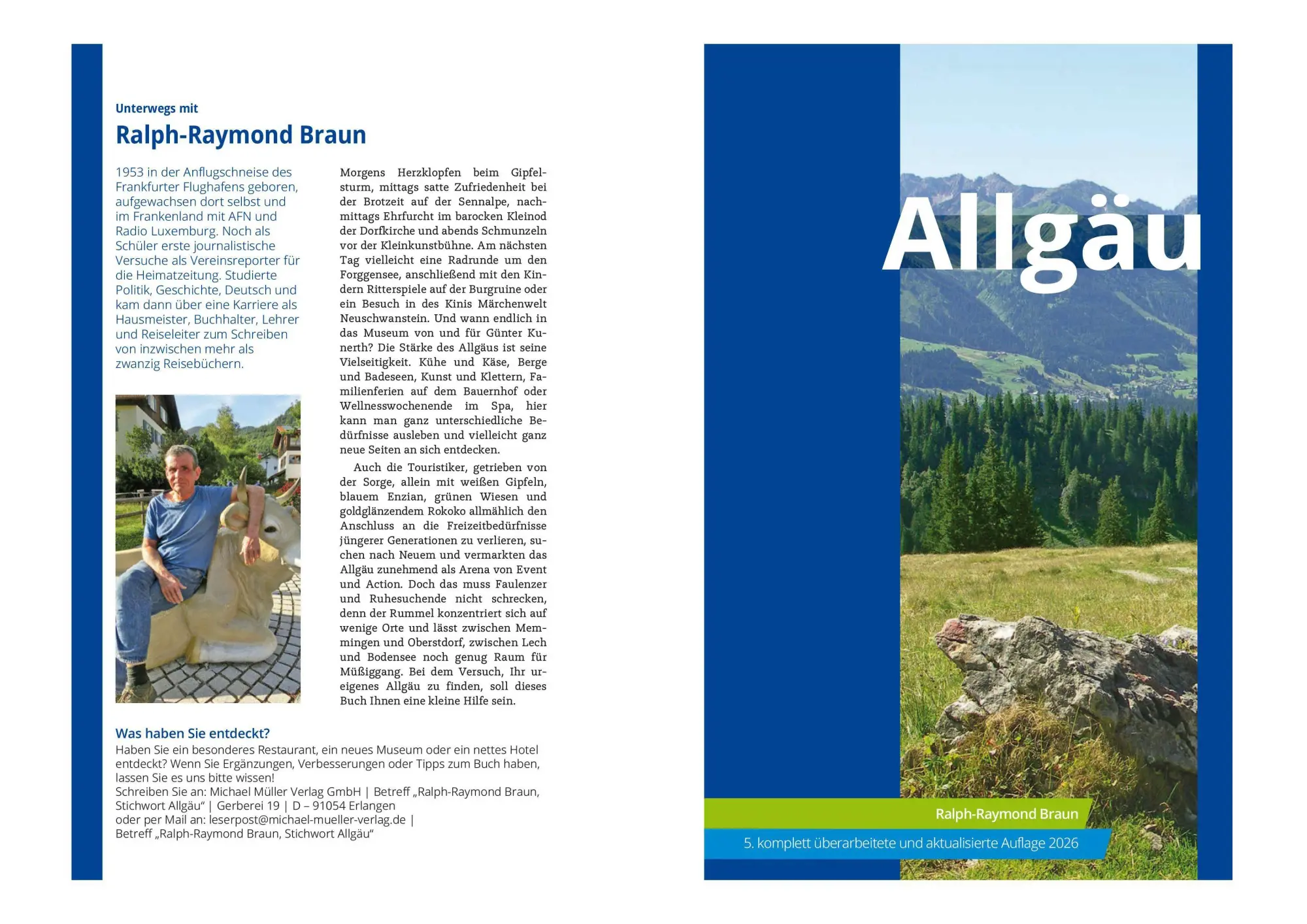 Bild: 9783966855525 | MICHAEL MÜLLER Reiseführer Allgäu | Ralph Raymond-Braun | Taschenbuch