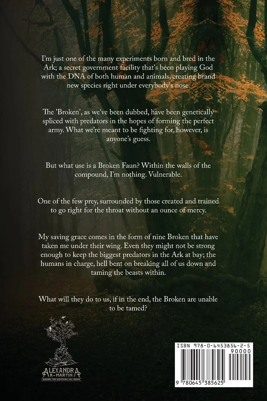 Rückseite: 9780645385625 | Broken Faun | Alexandra K Martin | Taschenbuch | Englisch | 2022