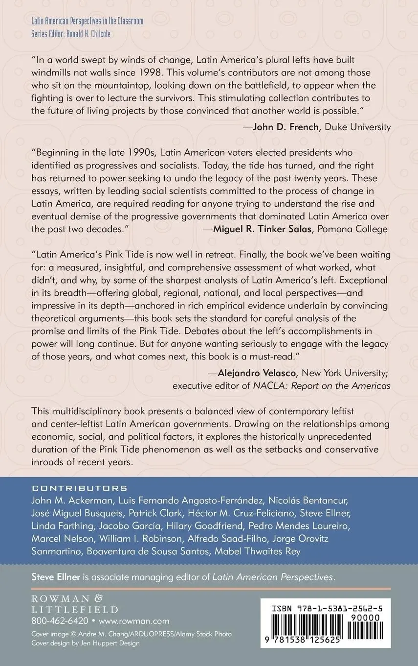 Rückseite: 9781538125625 | Latin America's Pink Tide | Breakthroughs and Shortcomings | Ellner