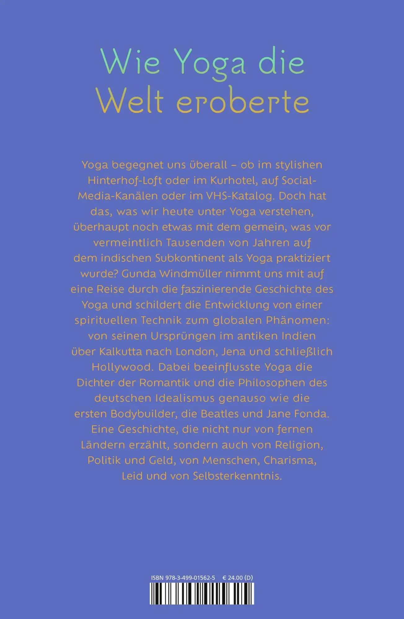 Rückseite: 9783499015625 | Yoga | Gunda Windmüller | Buch | 304 S. | Deutsch | 2025