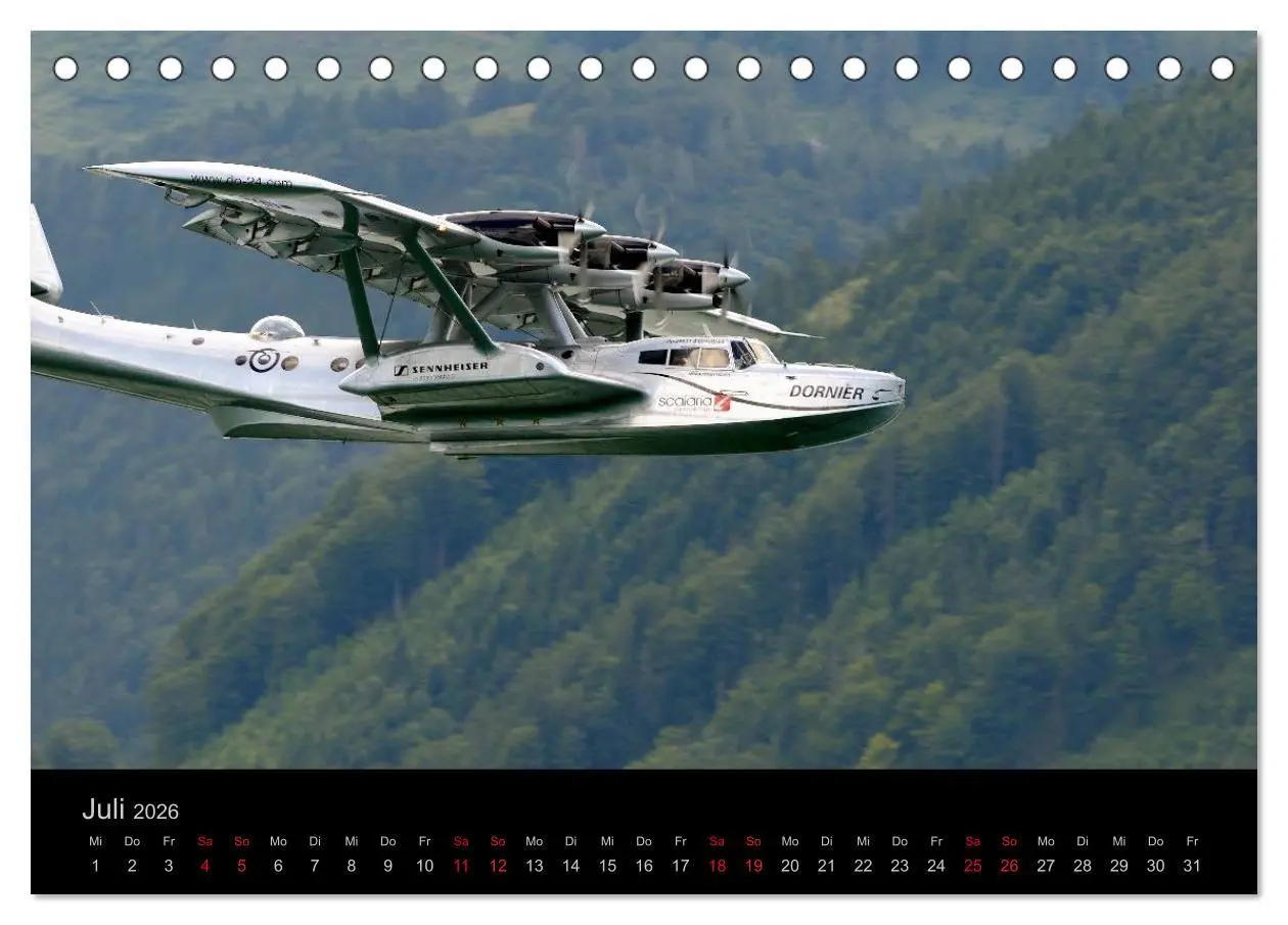 Bild: 9783516215625 | DO-24 ATT (Tischkalender 2026 DIN A5 quer), CALVENDO Monatskalender