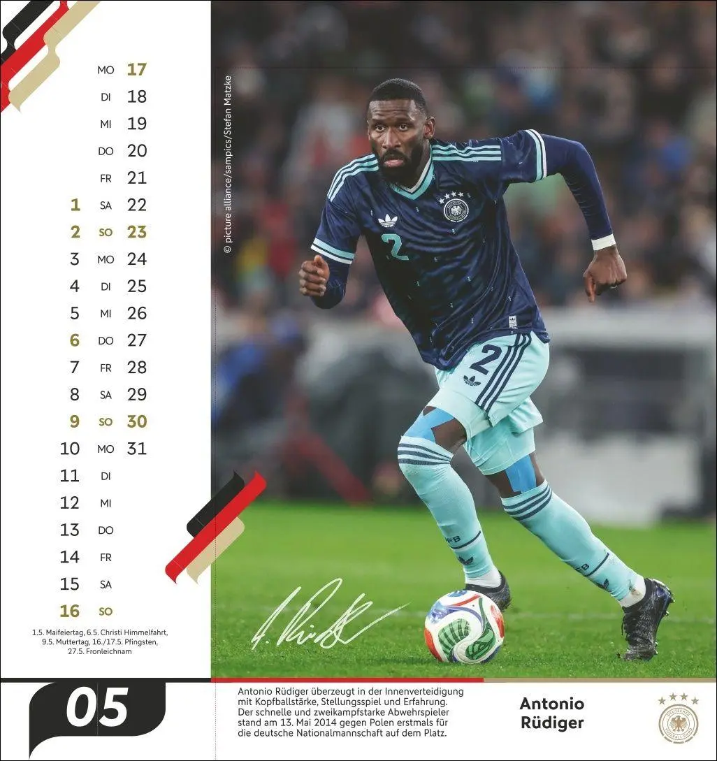 Bild: 9783756415625 | DFB Männer Postkartenkalender 2027 | Kalender | 13 S. | Deutsch | 2027