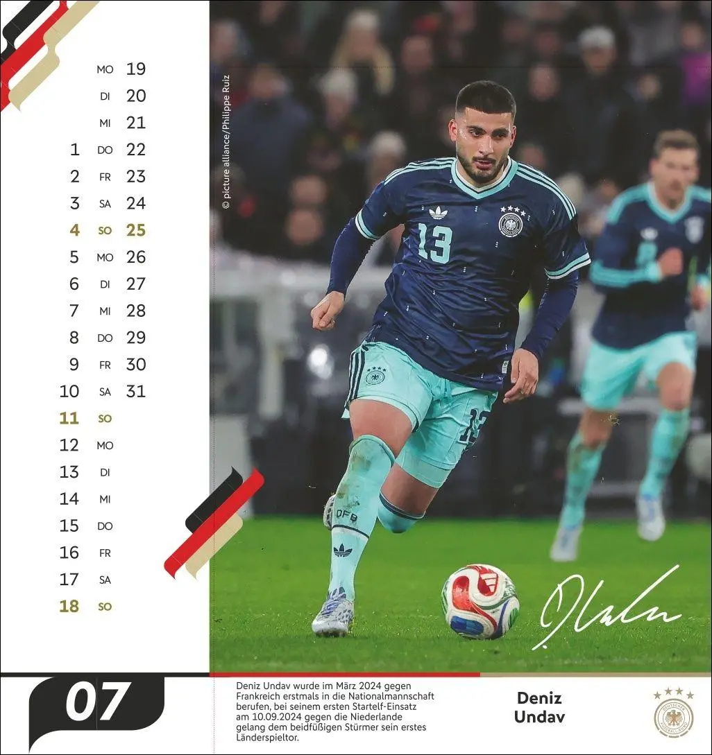 Bild: 9783756415625 | DFB Männer Postkartenkalender 2027 | Kalender | 13 S. | Deutsch | 2027