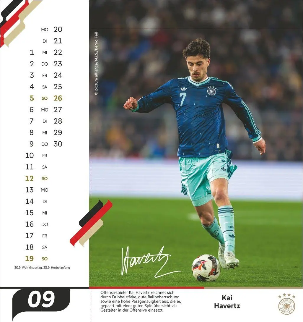 Bild: 9783756415625 | DFB Männer Postkartenkalender 2027 | Kalender | 13 S. | Deutsch | 2027