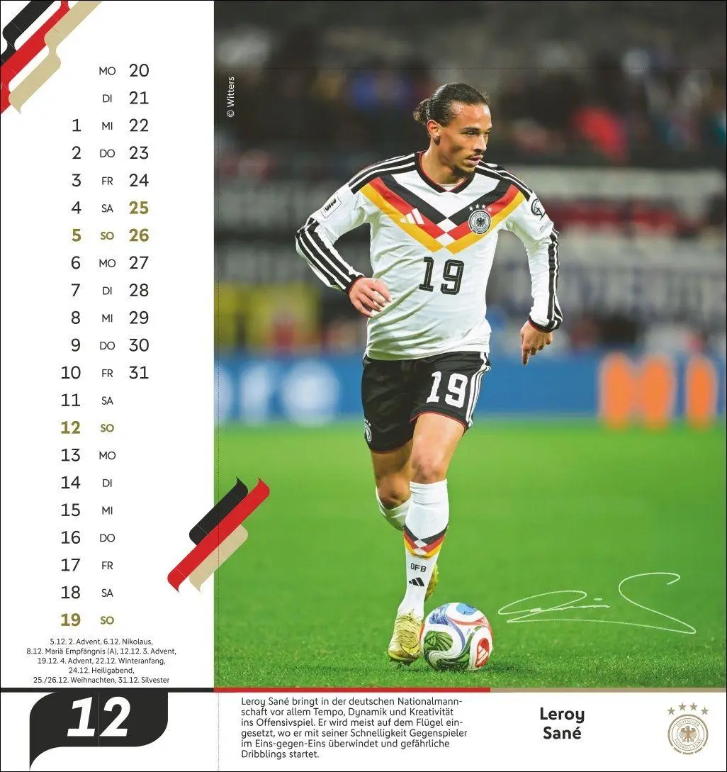 Bild: 9783756415625 | DFB Männer Postkartenkalender 2027 | Kalender | 13 S. | Deutsch | 2027