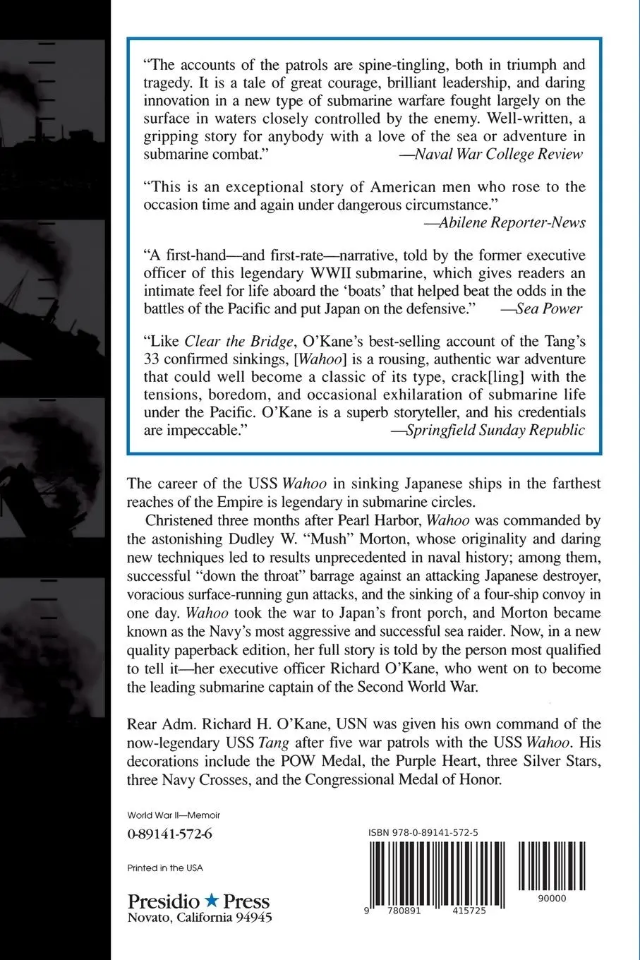 Rückseite: 9780891415725 | Wahoo | The Patrols of America's Most Famous World War II Submarine