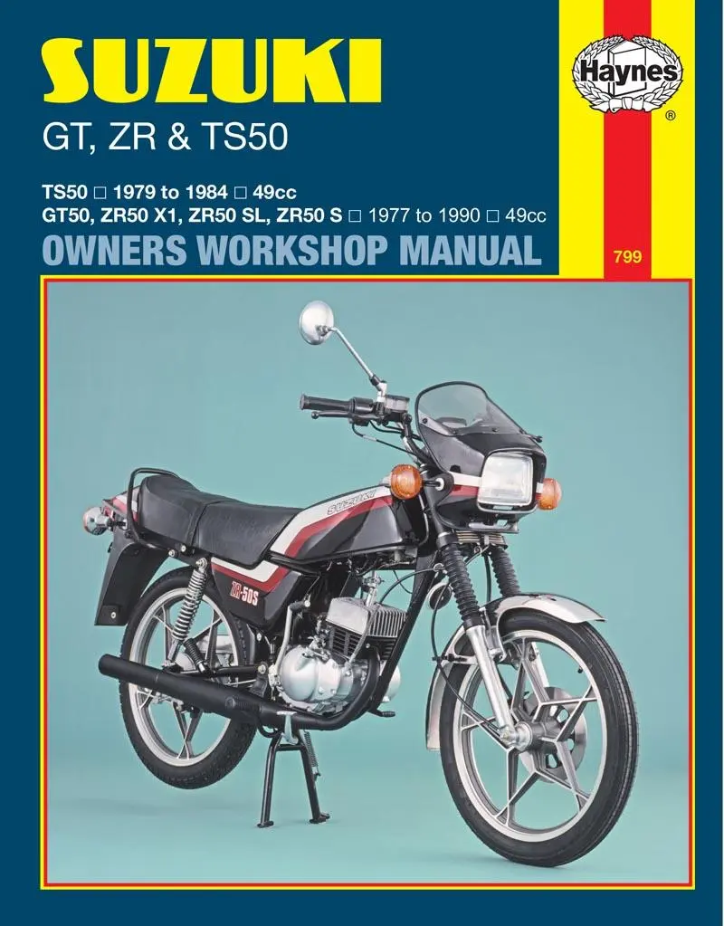 Cover: 9781850105725 | Suzuki GT, ZR &amp; TS50 (77 - 90) Haynes Repair Manual | Publishing