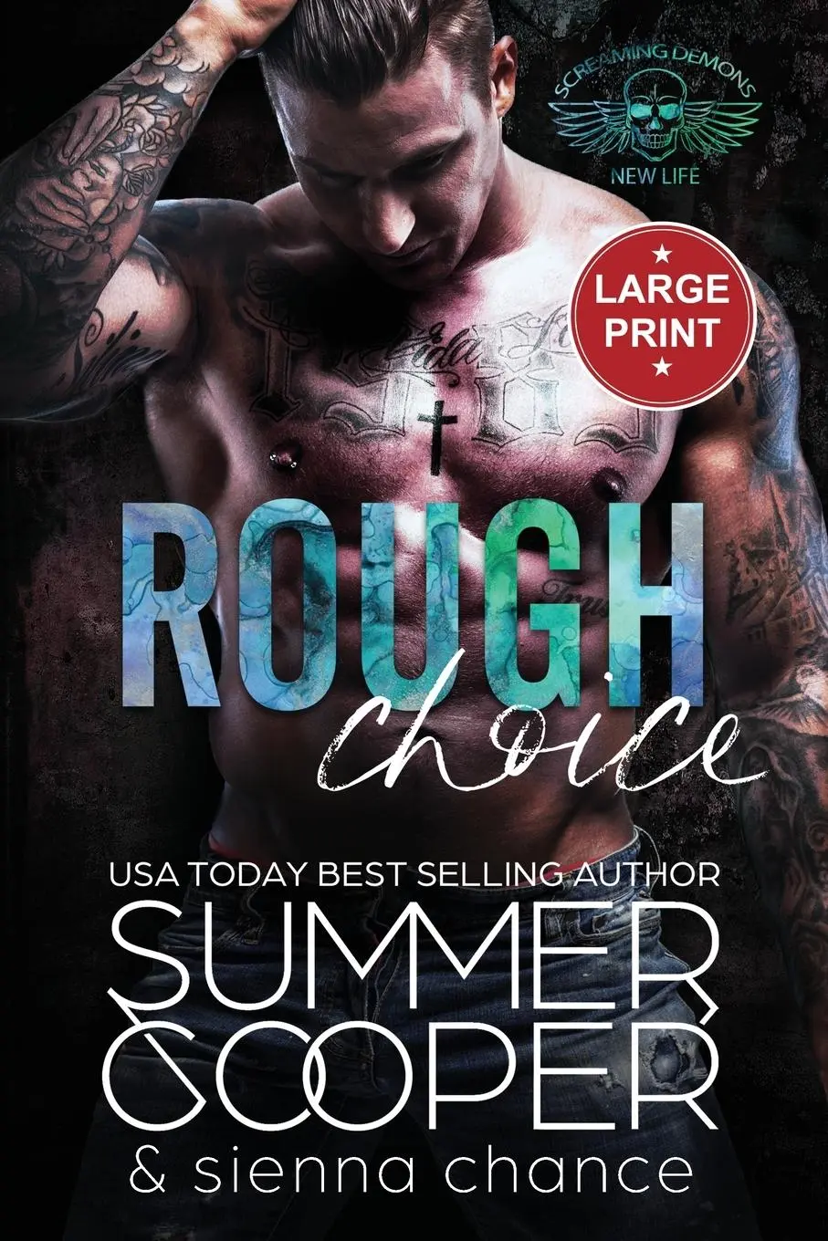 Cover: 9781917075725 | Rough Choice | A Motorcycle Club New Adult Romance (Large Print)