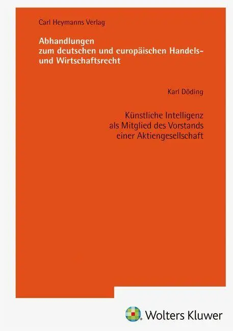 Cover: 9783452305725 | Künstliche Intelligenz als Mitglied des Vorstands einer...