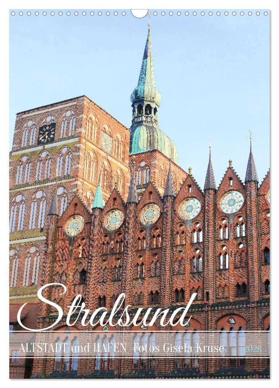 Cover: 9783457285725 | Stralsund - Altstadt und Hafen (Wandkalender 2026 DIN A3 hoch),...