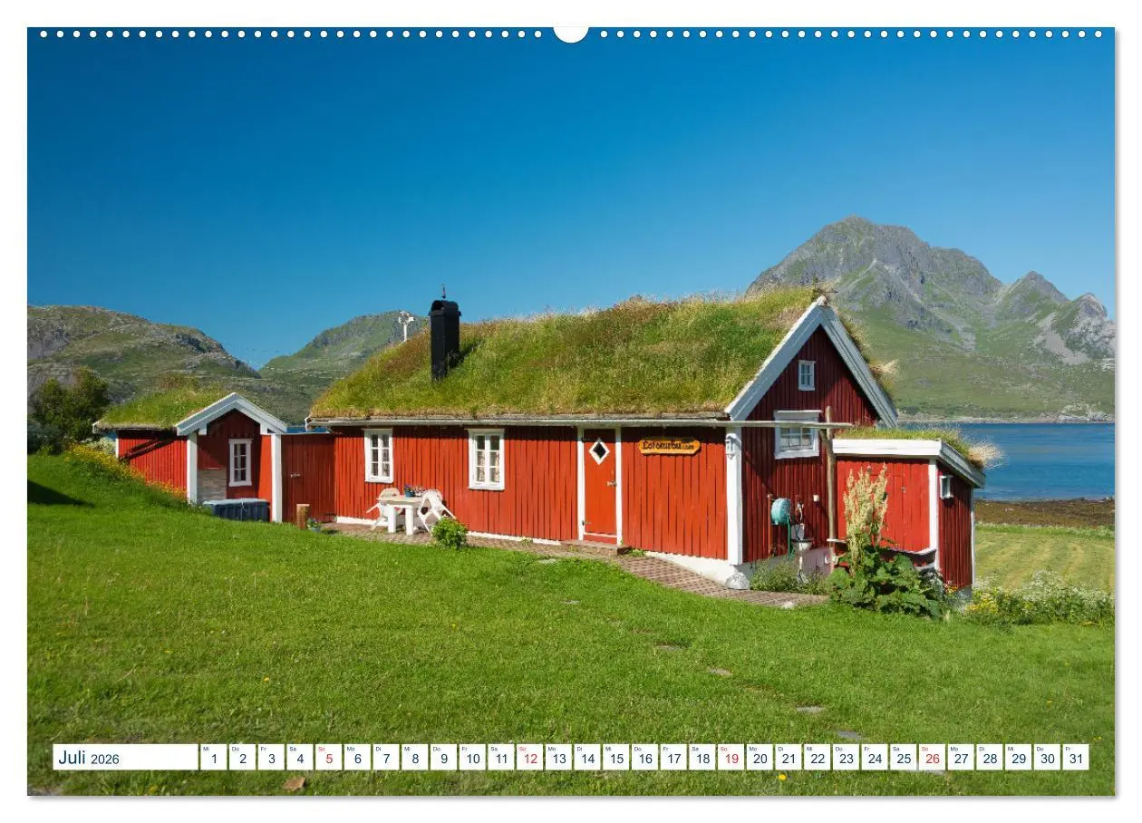 Bild: 9783457805725 | Lofoten Vesterålen (Wandkalender 2026 DIN A2 quer), CALVENDO...