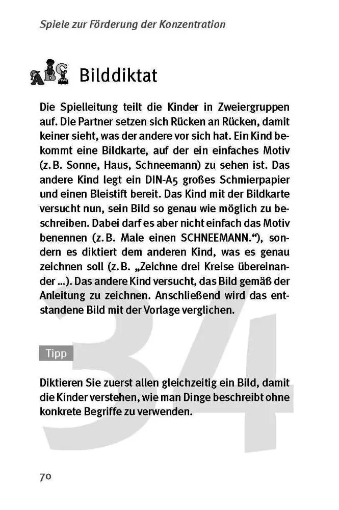Bild: 9783769825725 | Die 50 besten Spiele für den Anfangsunterricht für 5- bis 7-Jährige