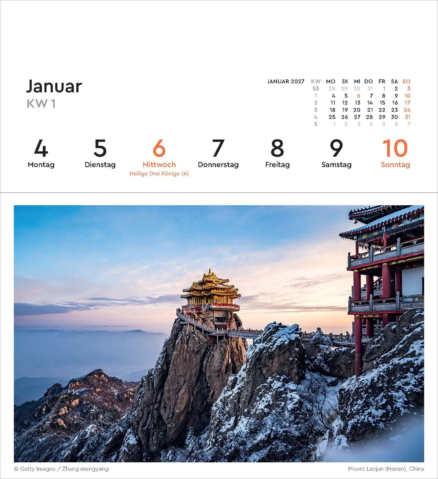 Bild: 9783965915725 | Faszination Fernost - KUNTH Postkartenkalender 2027 | Kalender | 53 S.