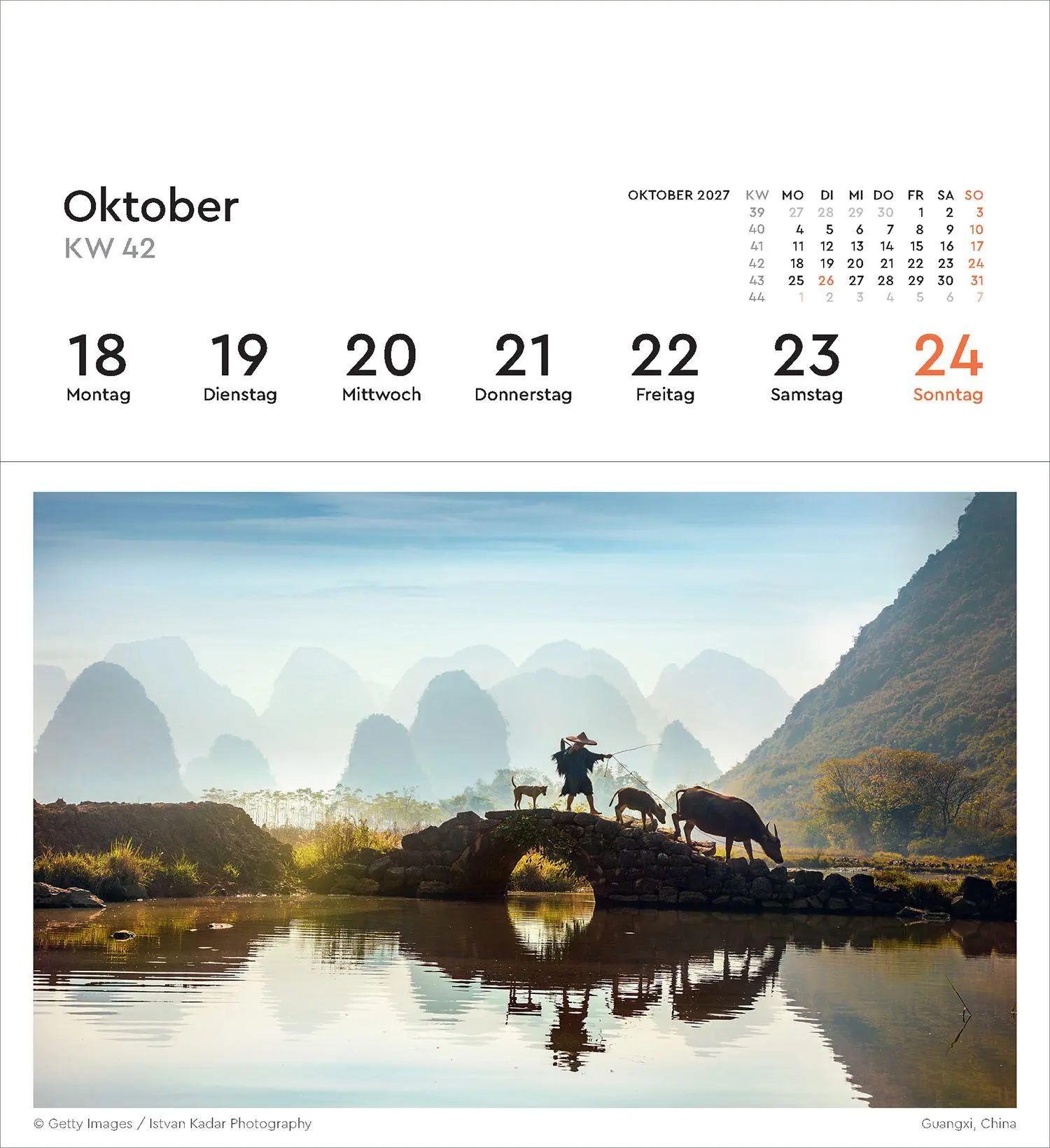 Bild: 9783965915725 | Faszination Fernost - KUNTH Postkartenkalender 2027 | Kalender | 53 S.