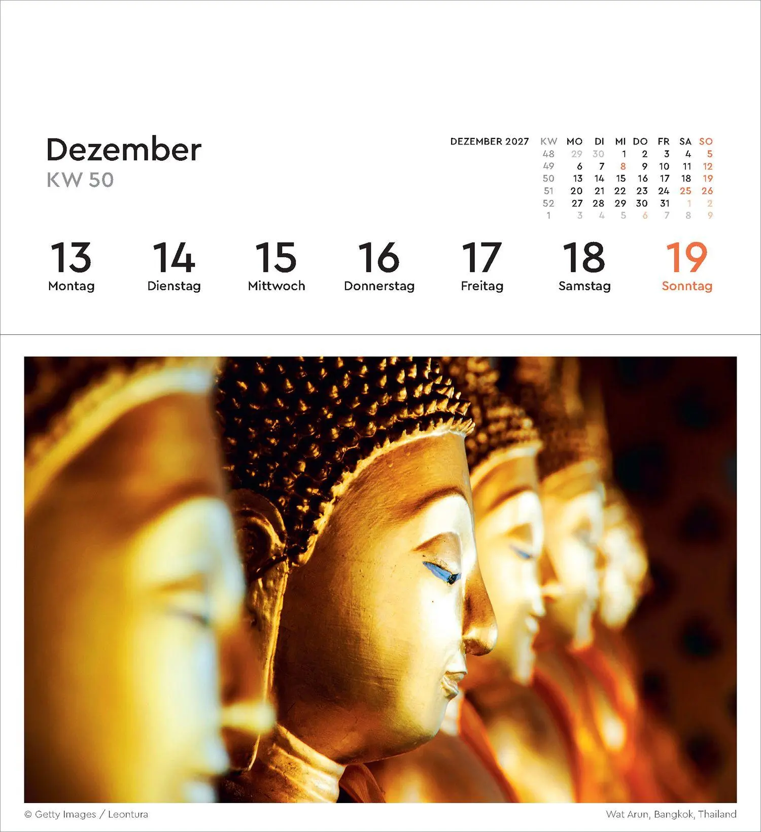 Bild: 9783965915725 | Faszination Fernost - KUNTH Postkartenkalender 2027 | Kalender | 53 S.