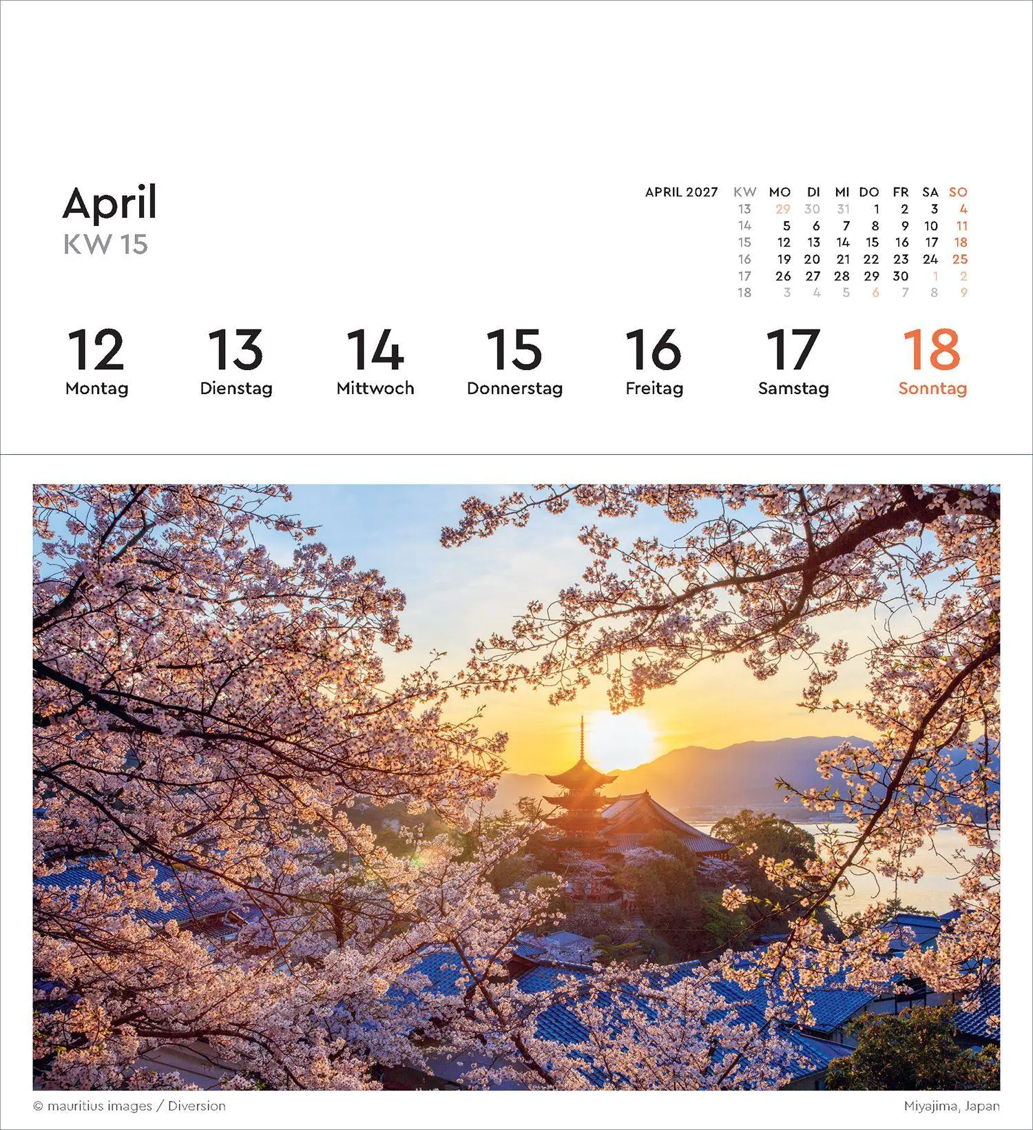 Bild: 9783965915725 | Faszination Fernost - KUNTH Postkartenkalender 2027 | Kalender | 53 S.