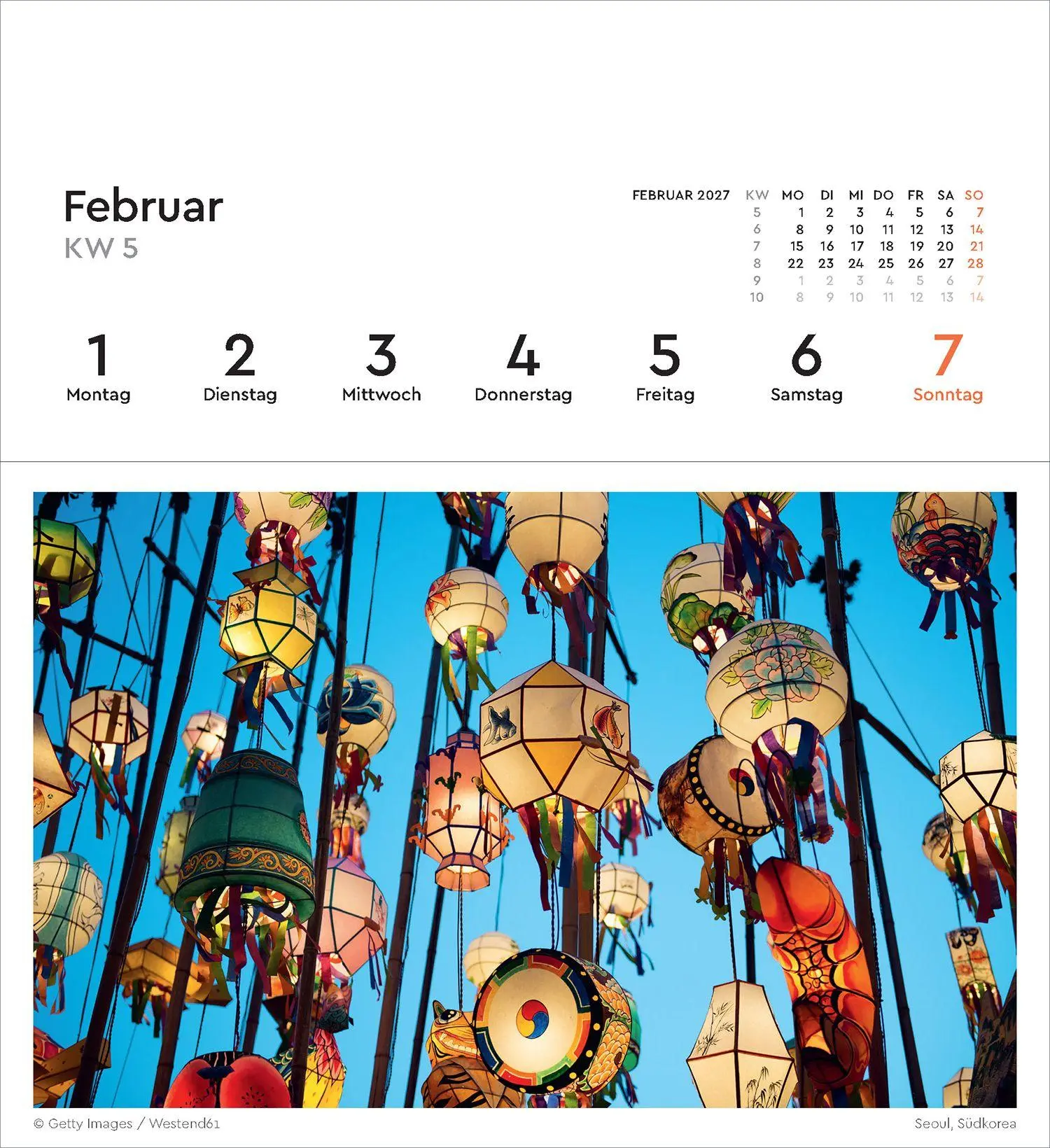 Bild: 9783965915725 | Faszination Fernost - KUNTH Postkartenkalender 2027 | Kalender | 53 S.