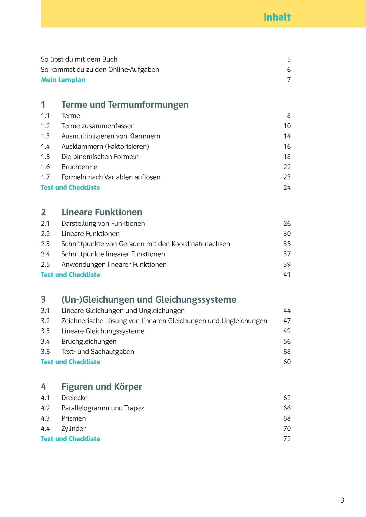 Bild: 9783129275825 | Klett KomplettTrainer Gymnasium Mathematik 8. Klasse | Taschenbuch