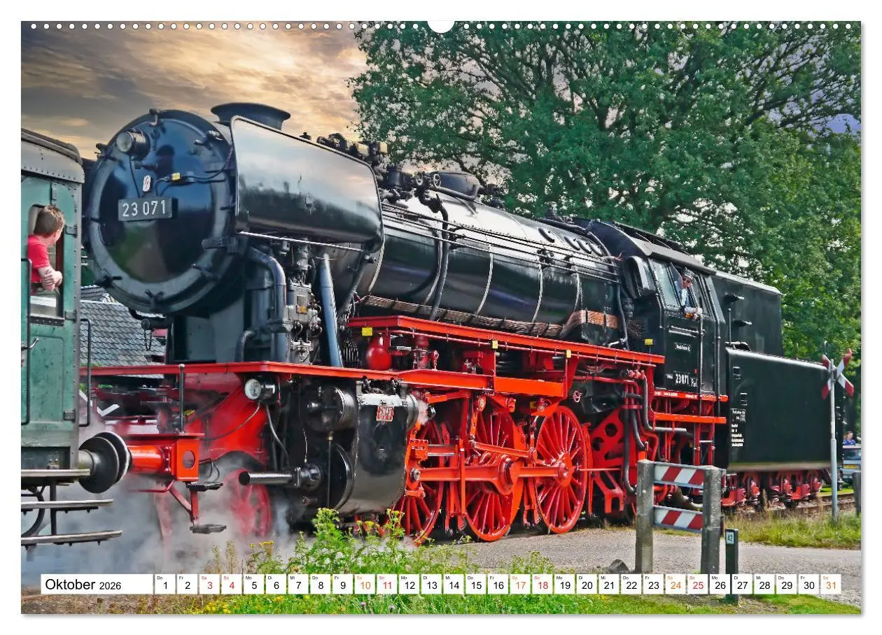 Bild: 9783457415825 | Dampflokomotiven - geliebte Kraftpakete (hochwertiger Premium...