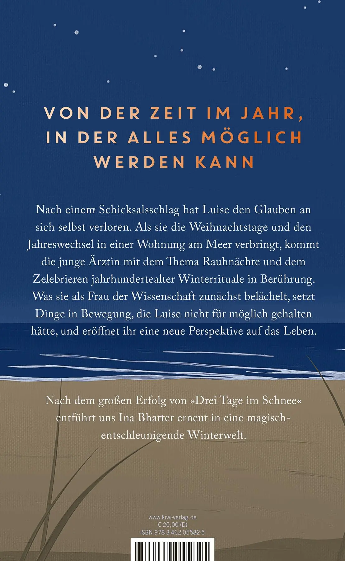 Rückseite: 9783462055825 | Rauhnachttage | Roman | Ina Bhatter | Buch | 208 S. | Deutsch | 2026
